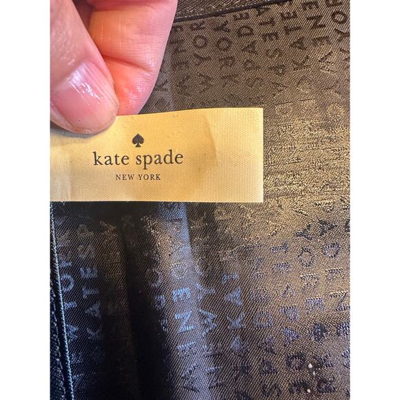 Kate Spade New York Warm And Fuzzy Monster Large Carsen Crossbody Bag Black EUC - Picture 11 of 14